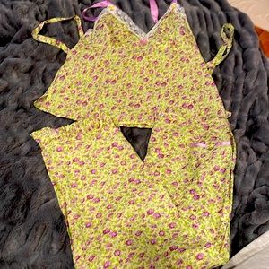 Betsey Johnson intimates cute pant set, size M,NWT